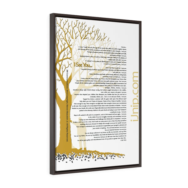 Copy of Vertical Framed Premium Gallery Wrap Canvas