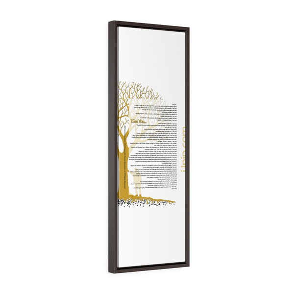Copy of Vertical Framed Premium Gallery Wrap Canvas