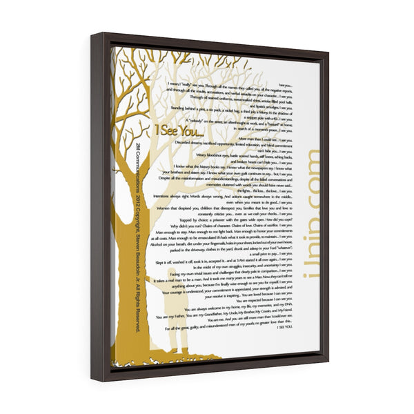 Copy of Vertical Framed Premium Gallery Wrap Canvas