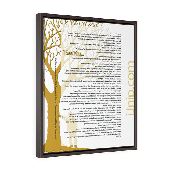 Copy of Vertical Framed Premium Gallery Wrap Canvas