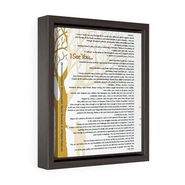 Copy of Vertical Framed Premium Gallery Wrap Canvas