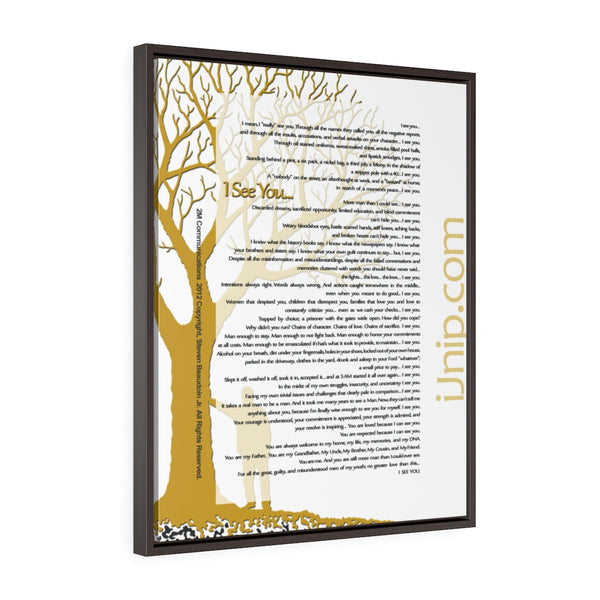 Copy of Vertical Framed Premium Gallery Wrap Canvas