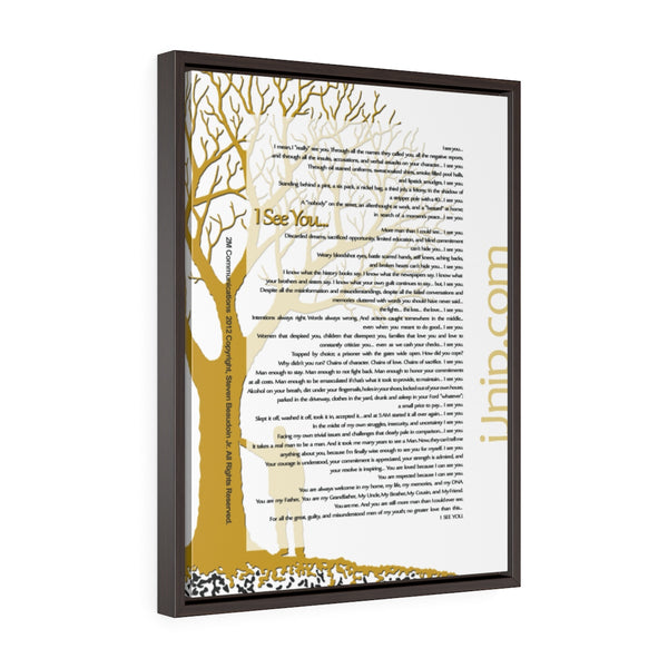 Copy of Vertical Framed Premium Gallery Wrap Canvas