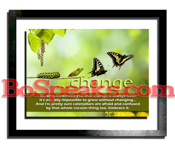 ...change (motivational print)