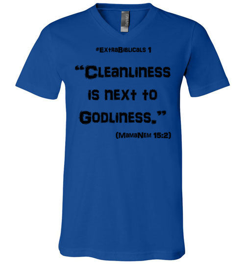 [#ExtraBiblicals 1] "Cleanliness is next to Godliness" (blk lettering)