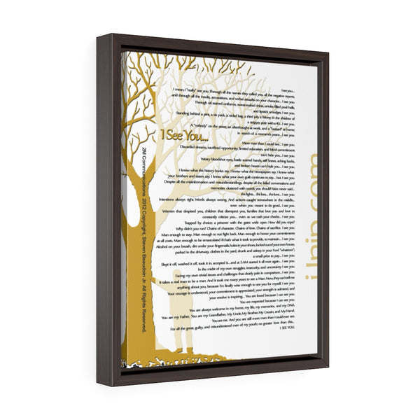 Copy of Vertical Framed Premium Gallery Wrap Canvas